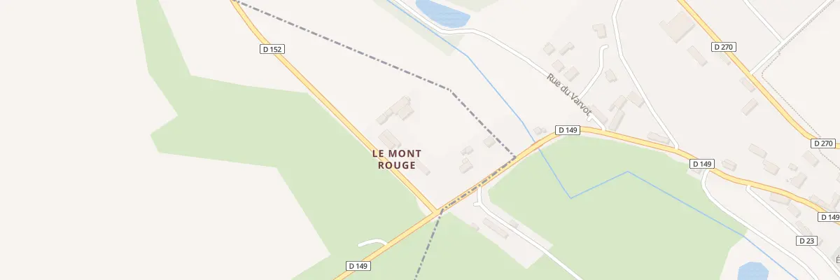 Plan du 6 Rte du Mont Rouge à Lammerville