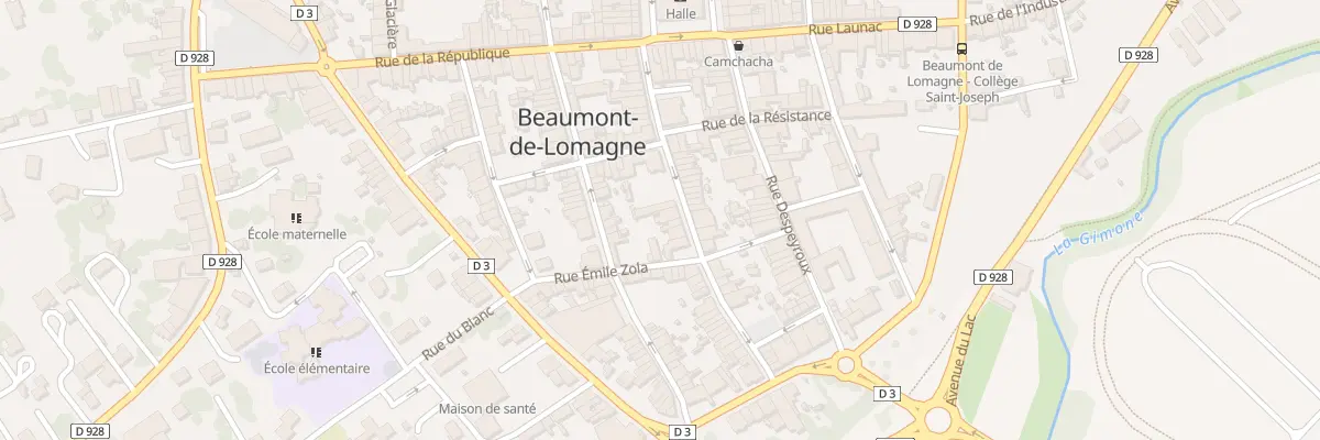 Plan du 37 Rue de la Font à Beaumont-de-Lomagne