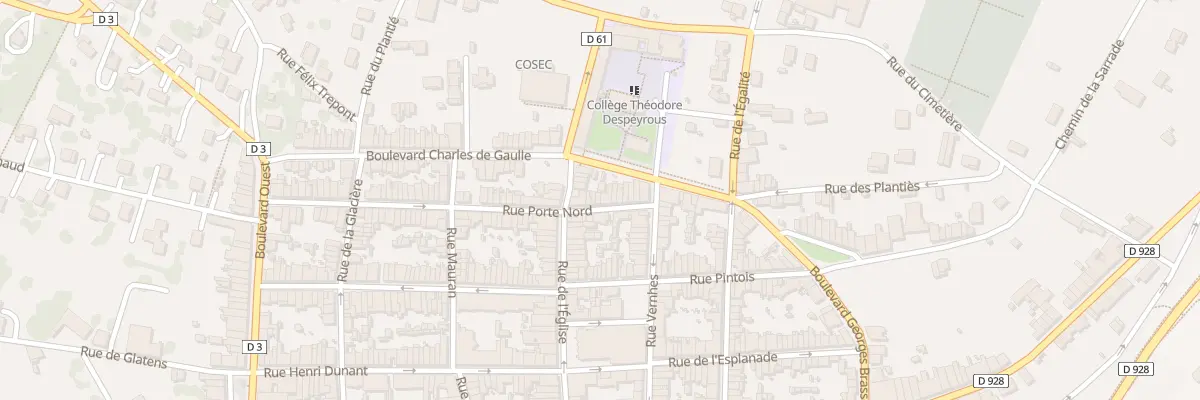 Plan du 14 Rue Porte Nord à Beaumont-de-Lomagne