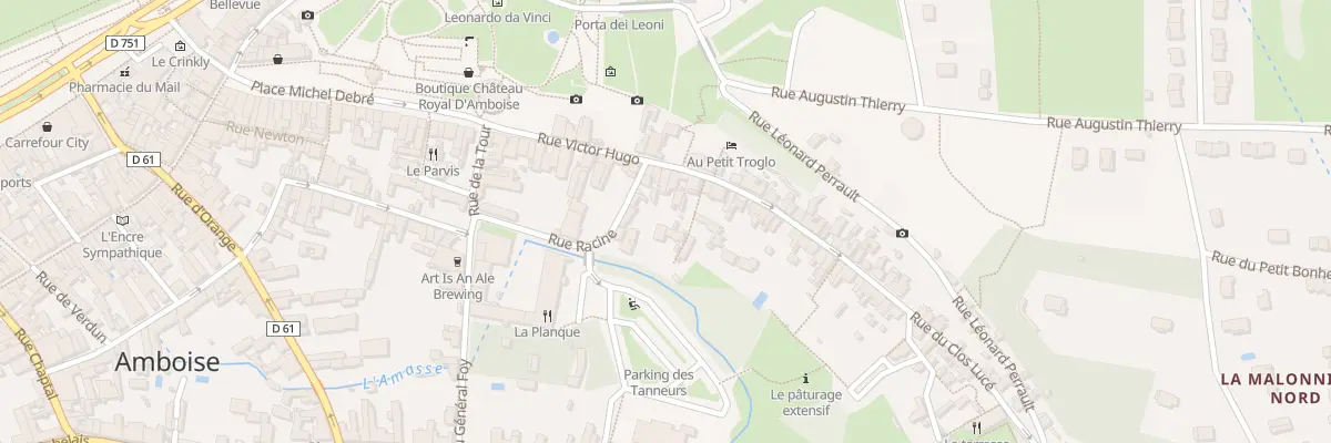 Plan du 60 Rue Victor Hugo à Amboise