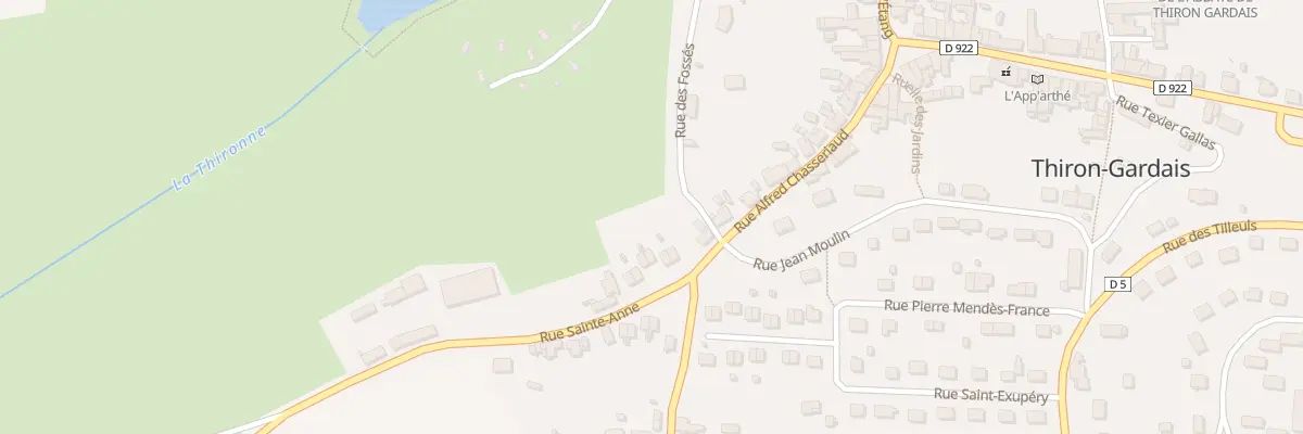 Plan du 4 Rue Ste Anne à Thiron-Gardais