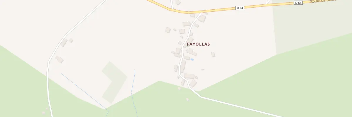 Plan du 16 Fayollas à Bussière-Galant