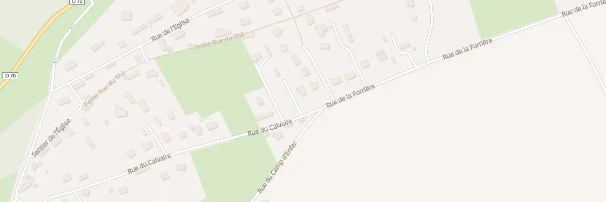 Plan du 2 Rue de la Forriere à Thil-Manneville