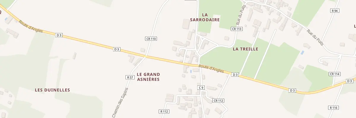 Plan du 4 Rte d’Angles à Sauzelles
