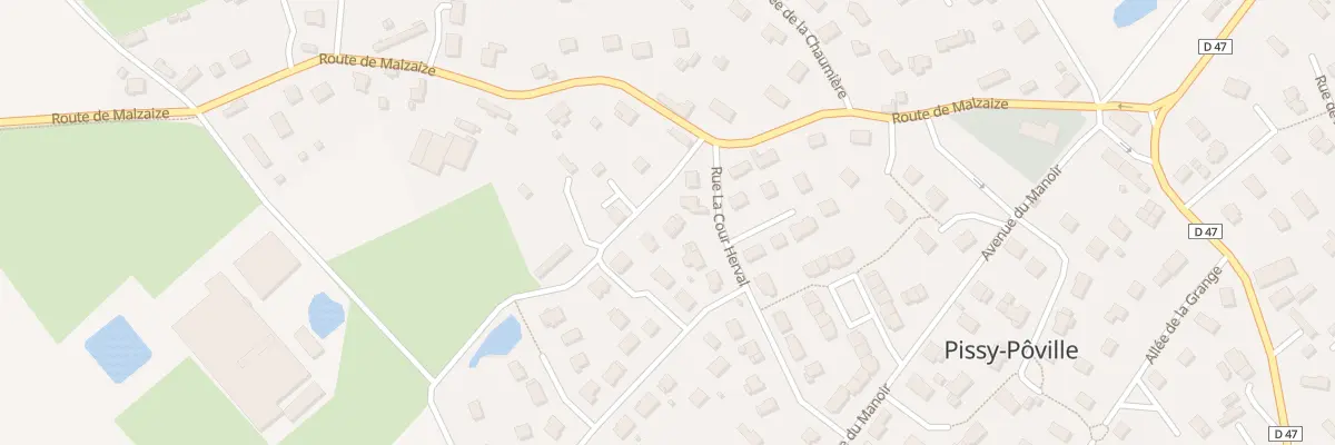 Plan du 13 Rue La Cour Herval à Pissy-Pôville