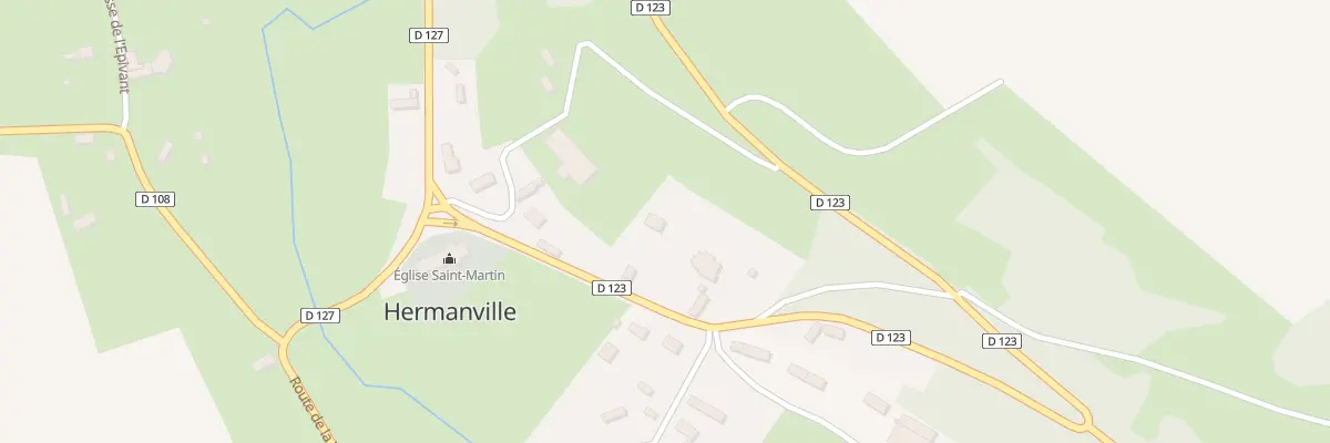 Plan du 9 Rte de Saint Martin à Hermanville