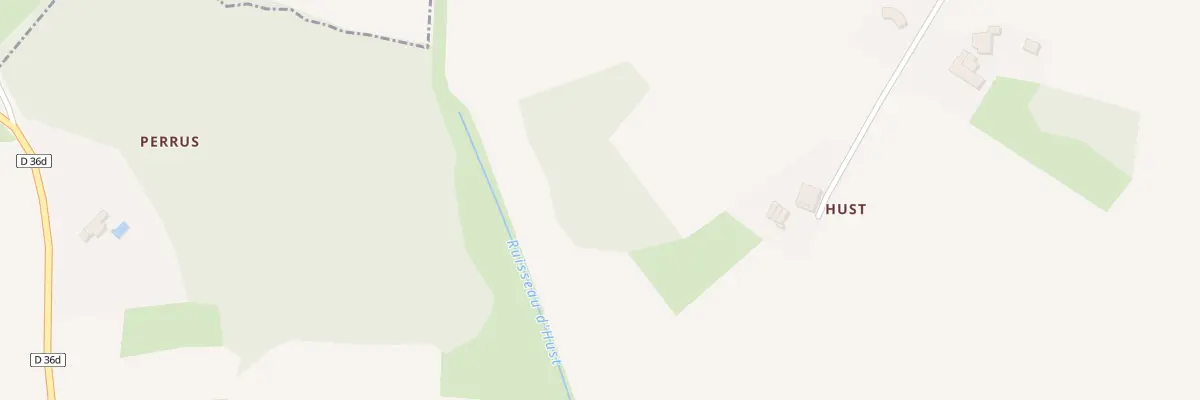 Plan du 5001 Hust à Montégut-Bourjac
