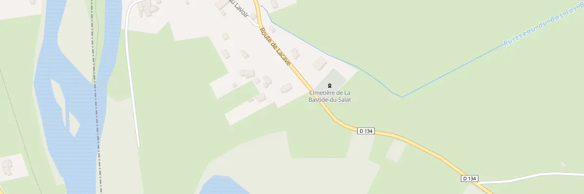 Plan du 25 Rte de Lacave à La Bastide-du-Salat
