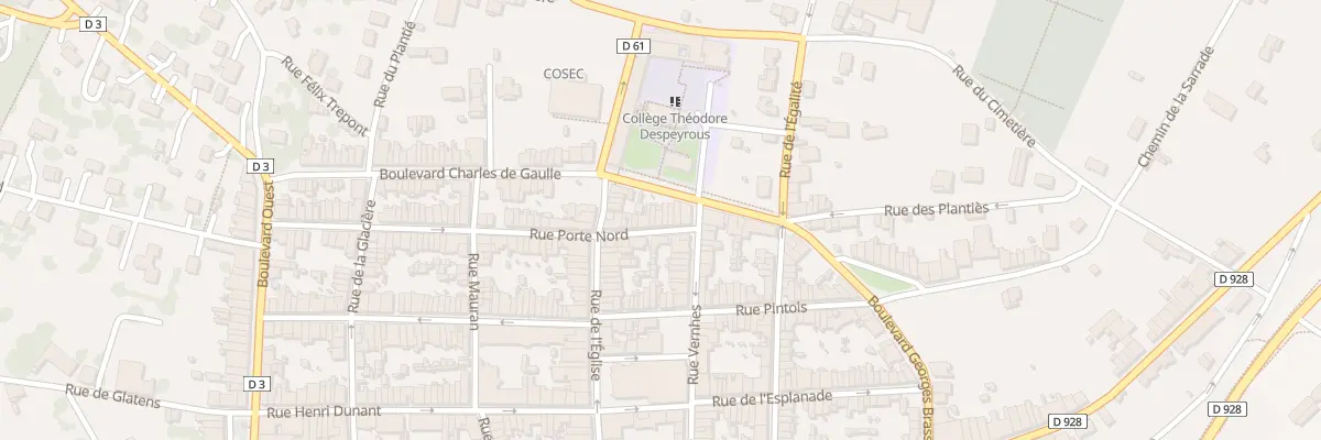 Plan du 8B Rue Porte Nord à Beaumont-de-Lomagne