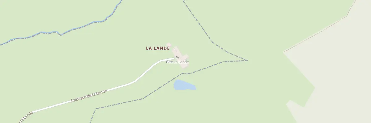 Plan du 186A La Lande à Firbeix