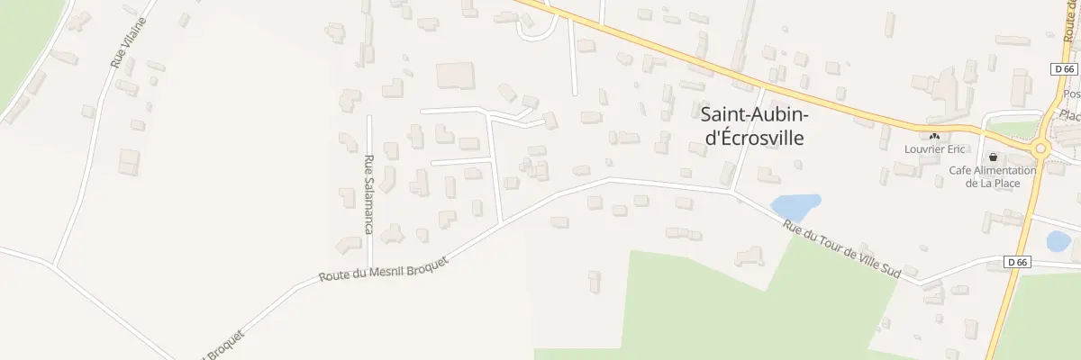 Plan du 9 Rte du Mesnil Broquet à Saint-Aubin-d’Écrosville