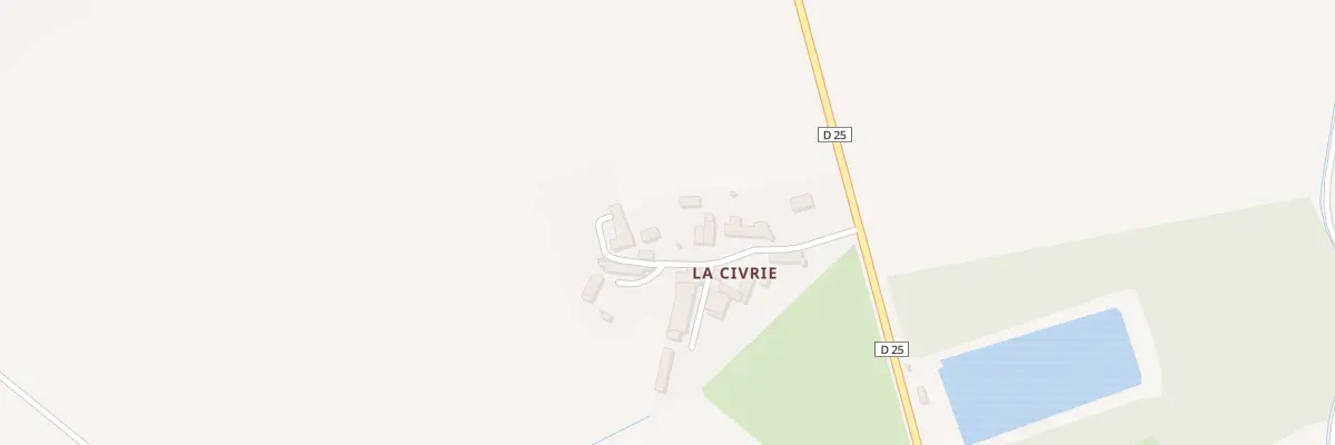 Plan du 5 La Civrie à Chédigny