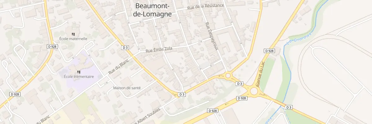 Plan du 21 Rue de la Font à Beaumont-de-Lomagne