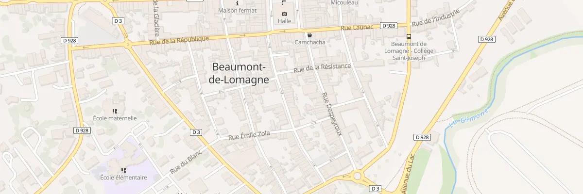 Plan du 28 Rue de la Font à Beaumont-de-Lomagne
