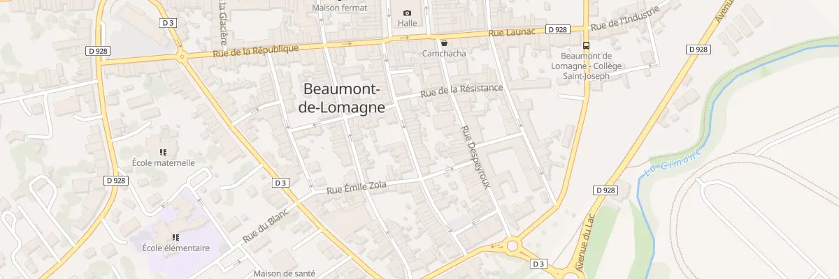 Plan du 24 Rue de la Font à Beaumont-de-Lomagne