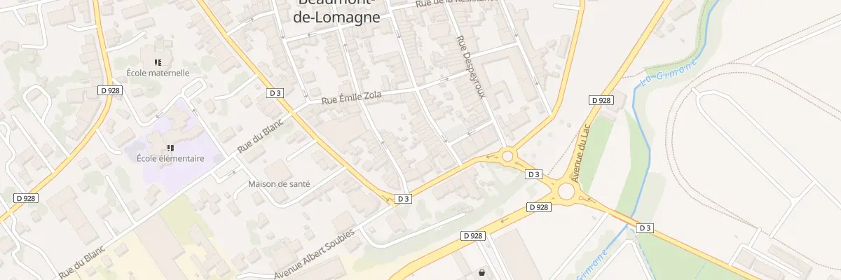 Plan du 13 Rue de la Font à Beaumont-de-Lomagne