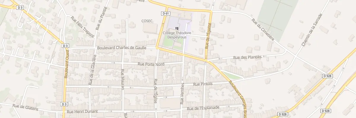 Plan du 4 Rue Porte Nord à Beaumont-de-Lomagne