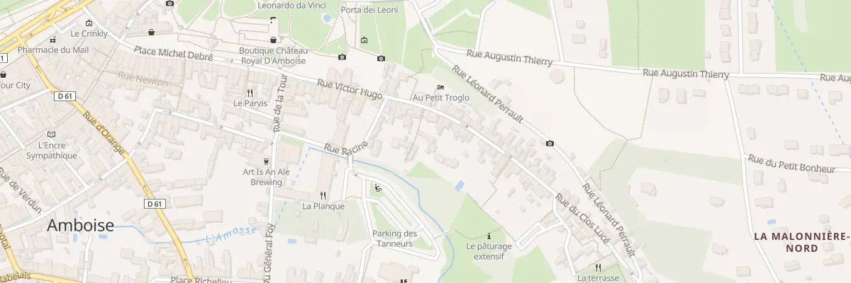 Plan du 72 Rue Victor Hugo à Amboise