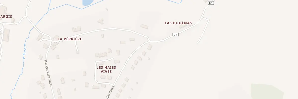 Plan du 1 Les Vignauds à Javerdat