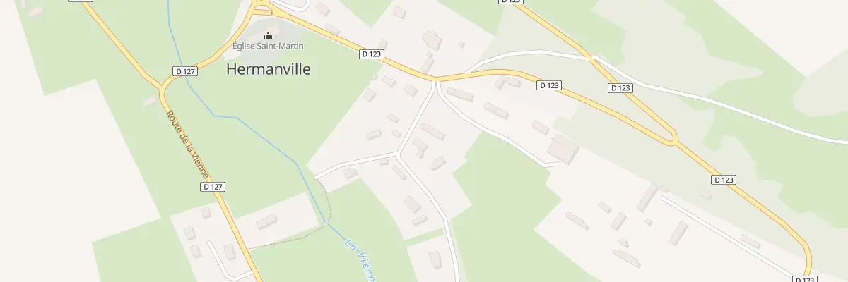 Plan du 3 Imp de la Vienne à Hermanville