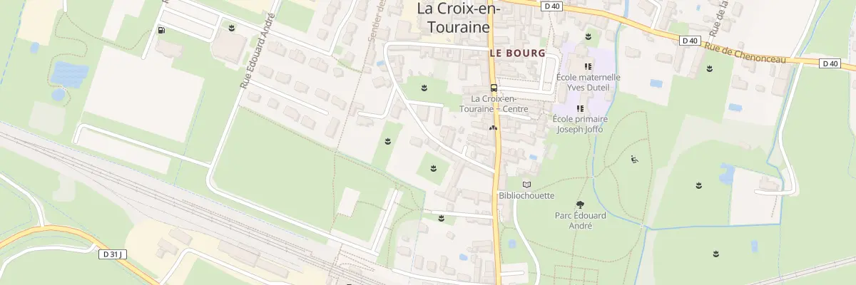 Plan du 29 Rue Grange Baudet à La Croix-en-Touraine