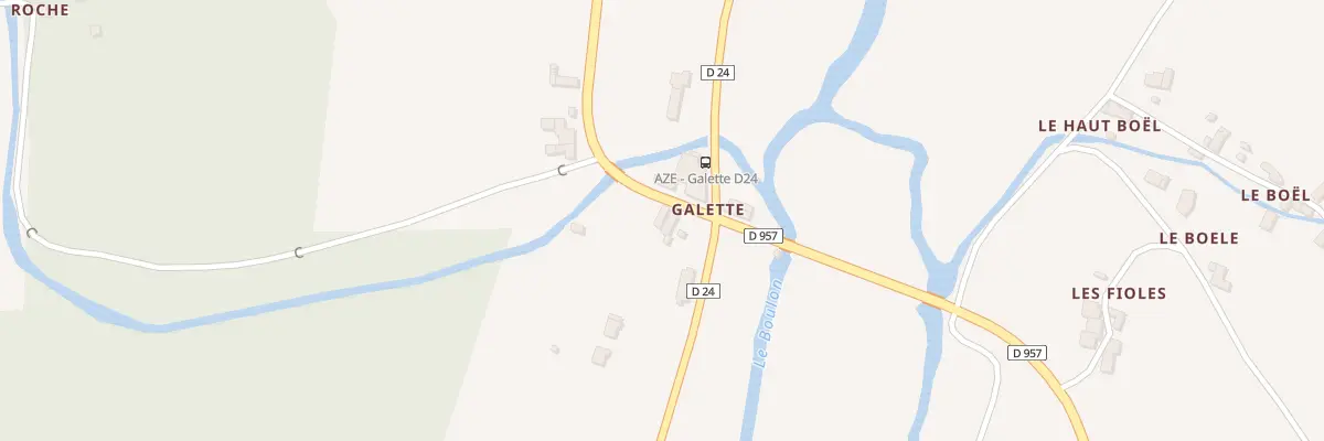 Plan du 291 Galette à Azé