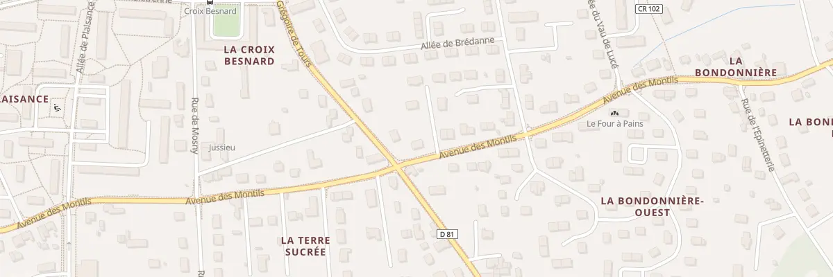 Plan du 31 Av des Montils à Amboise