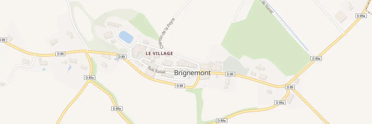 Plan du 14 Le Village à Brignemont
