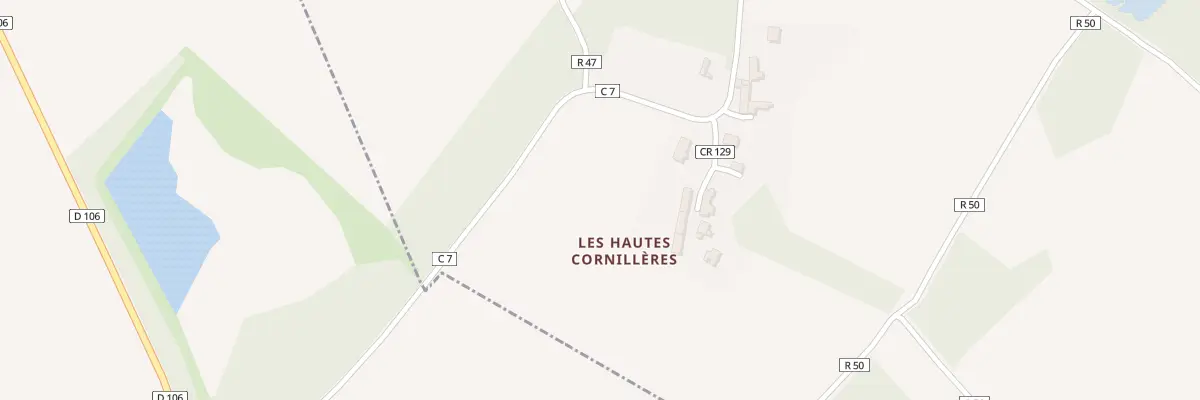 Plan du 8 Les Hautes Cornilleres à Martizay