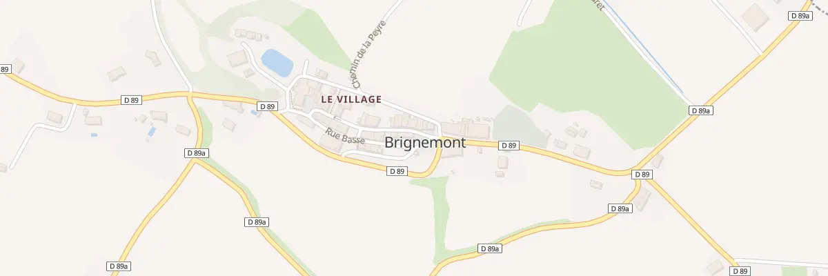 Plan du 9004 Le Village à Brignemont