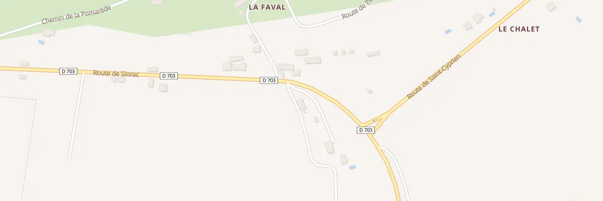 Plan du 329A Salibourne à Coux et Bigaroque-Mouzens