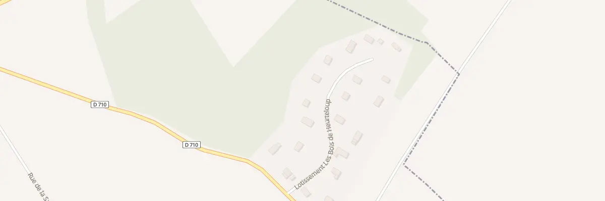 Plan du 5 Lot Les Bois de Heurteloup au Val-Doré