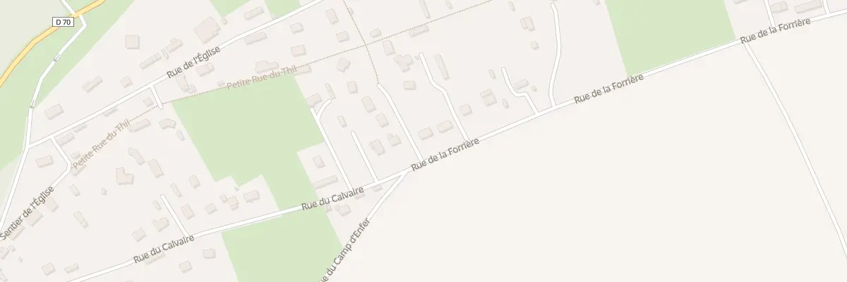 Plan du 6 Rue de la Forriere à Thil-Manneville