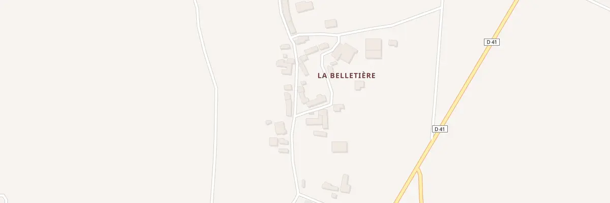Plan du 6 La Belletiere à Charnizay