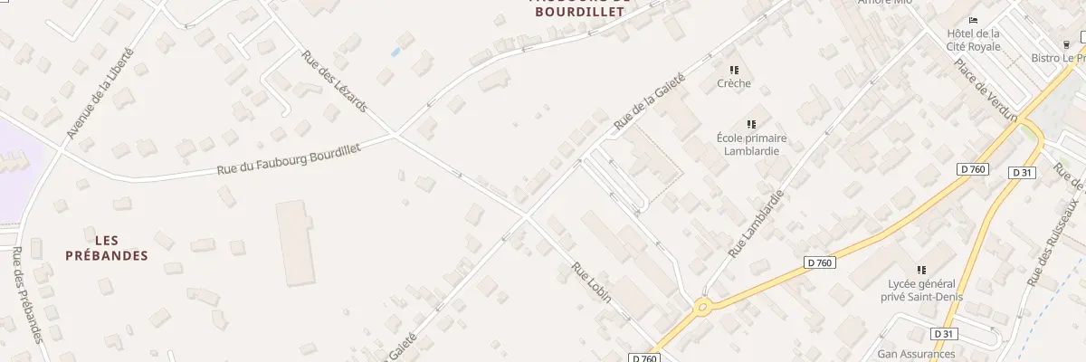 Plan du 22 Rue de la Gaité à Loches