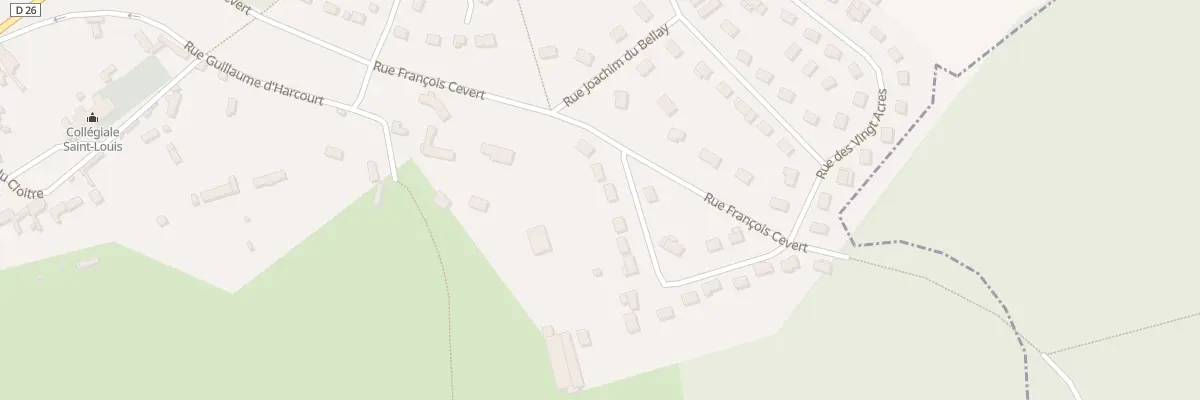Plan du 3 Rue Beaulieu à La Saussaye