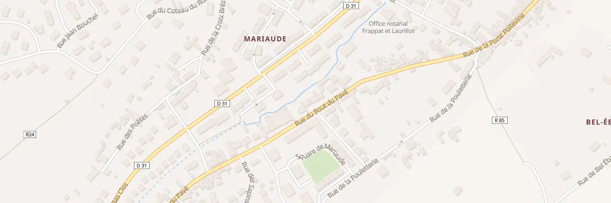 Plan du 6B Rue du Bout du Pave à Loches