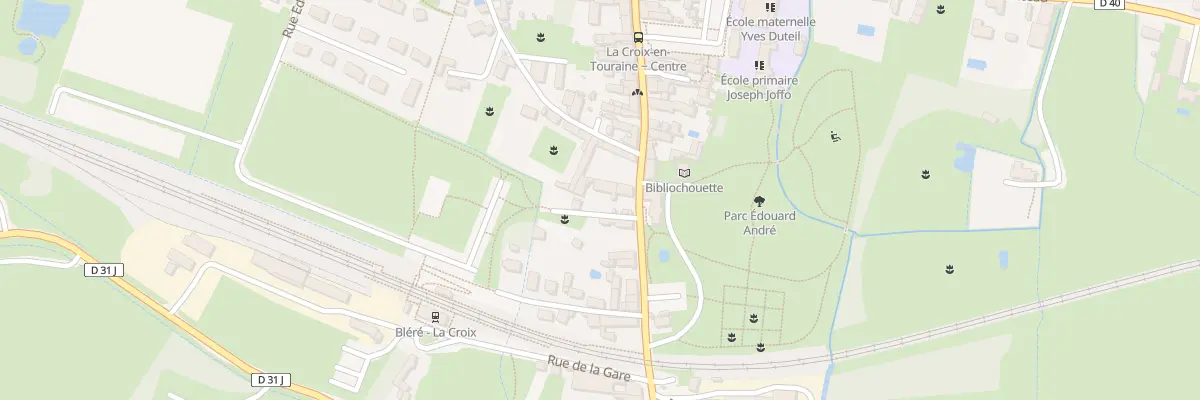 Plan du 39B Rue Nationale à La Croix-en-Touraine