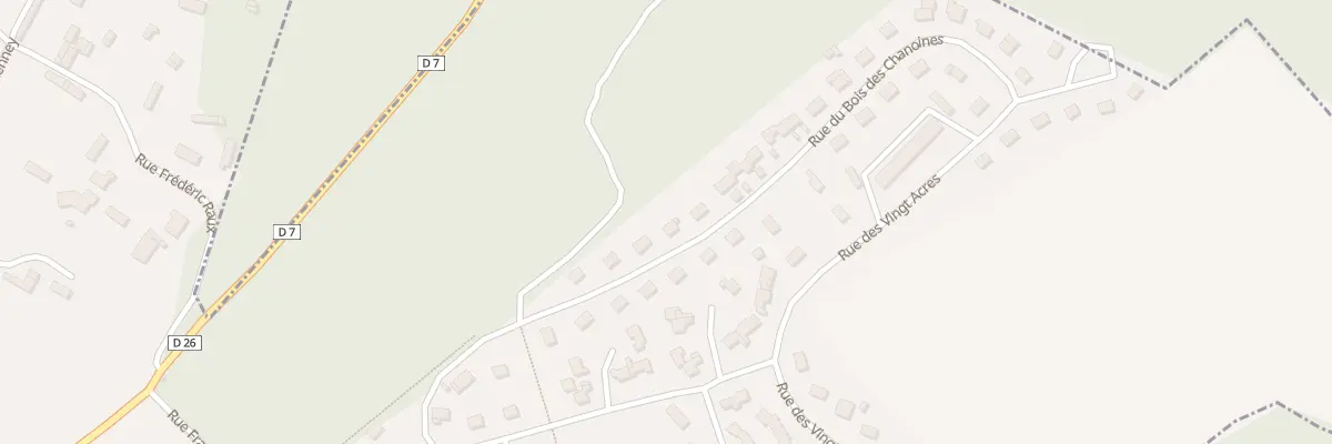 Plan du 13 Rue du Bois des Chanoines à La Saussaye