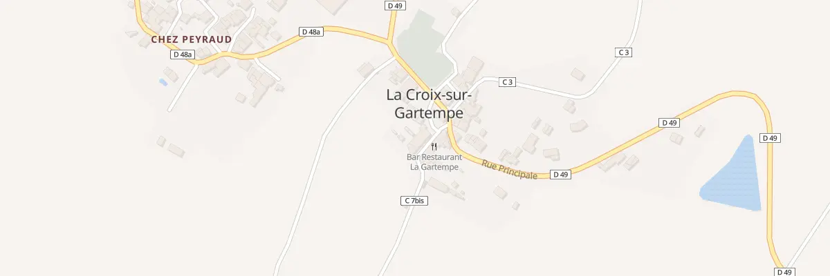 Plan du 8 Rue de la Gartempe à La Croix-sur-Gartempe