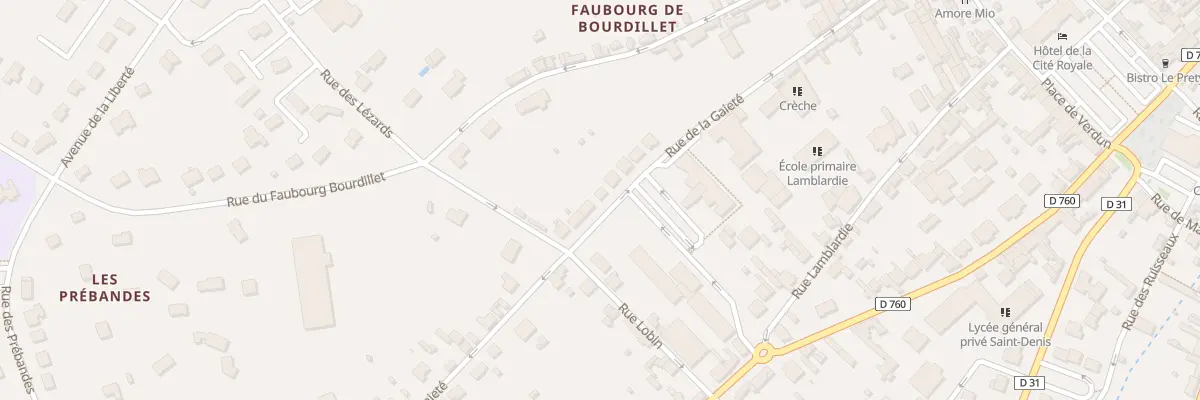Plan du 20 Rue de la Gaité à Loches