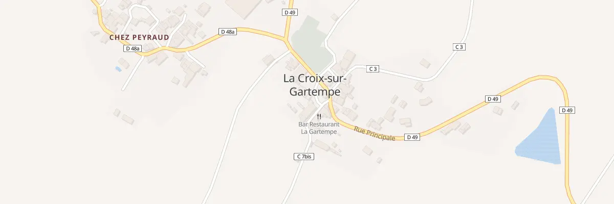 Plan du 6 Rue de la Gartempe à La Croix-sur-Gartempe