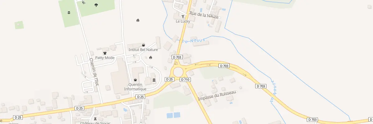 Plan du 56 Av de la Dordogne à Siorac-en-Périgord