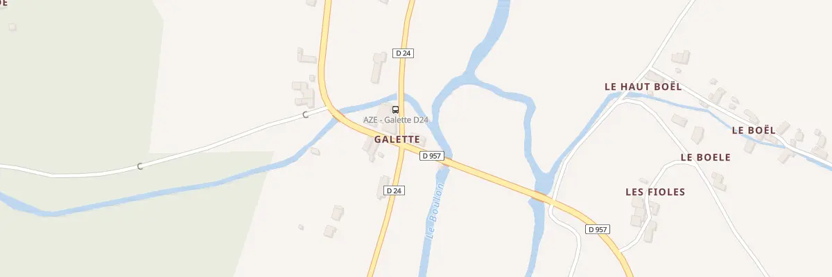 Plan du 226 Galette à Azé
