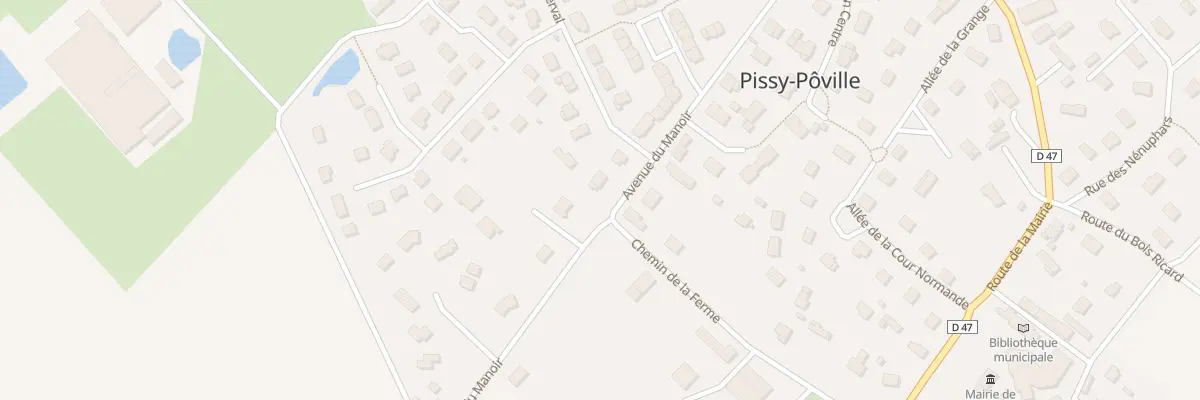 Plan du 308 Av du Manoir à Pissy-Pôville