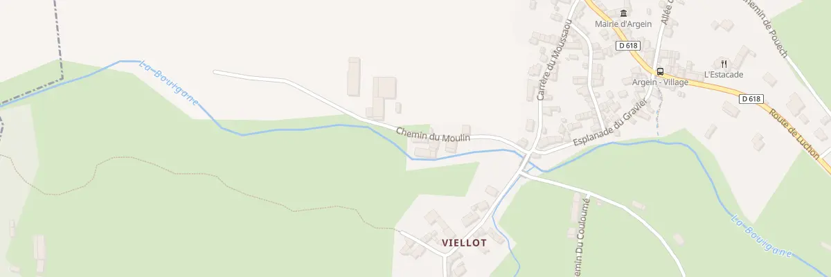 Plan du 3 Che du Moulin à Argein