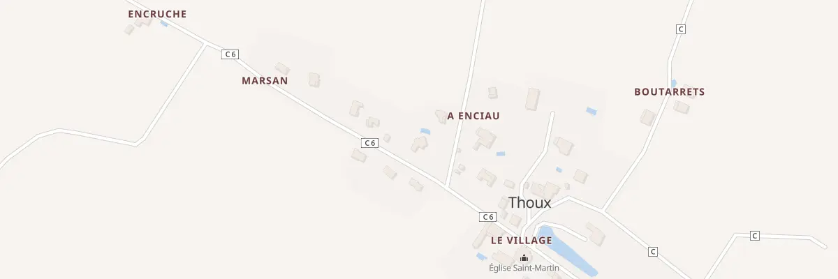 Plan du 704 Rue Principale à Thoux