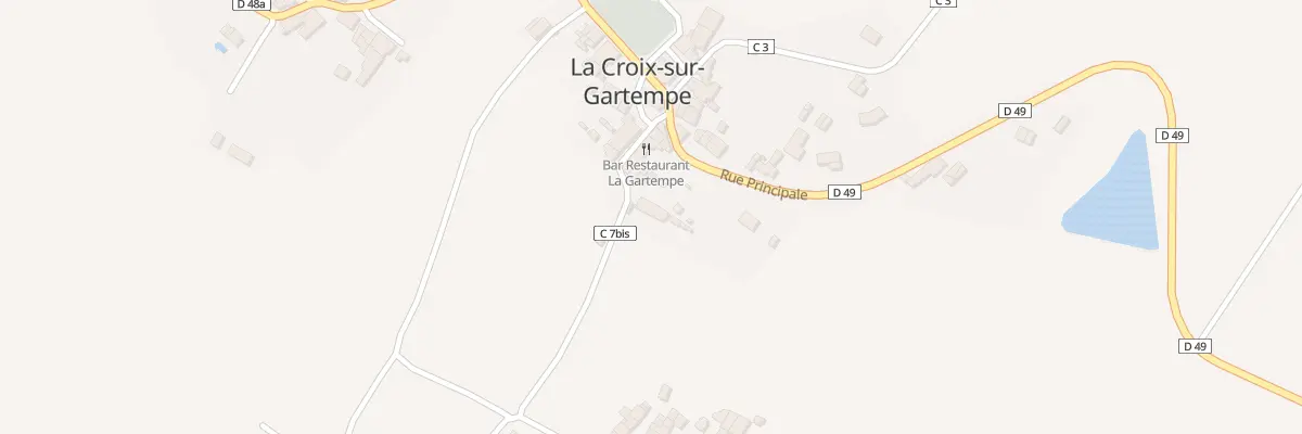 Plan du 11 Rue de la Gartempe à La Croix-sur-Gartempe