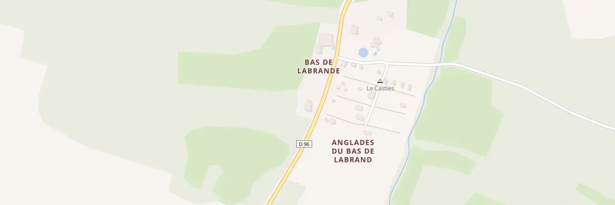Plan du 38 Bas de Labrande à Casties-Labrande