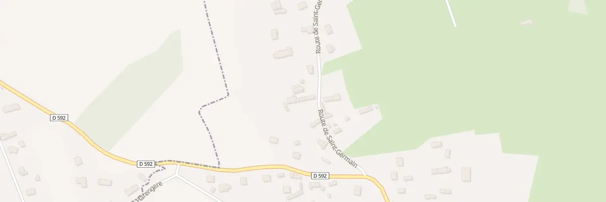 Plan du 9 Rte de St Germain à La Harengère